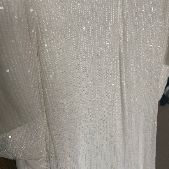 NEVER WORN Custom Sequin Wedding/Elopement Dress - Picture 5 of 7